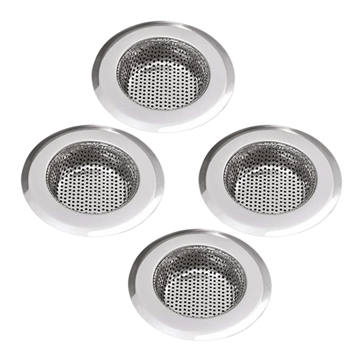 Stainless Steel Sink Strainer Set Of 4 Shop Today Get It Tomorrow   S Zoom.file