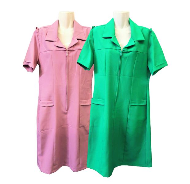Domestic Uniform - Pink &amp; Green - 2 Pack Assorted