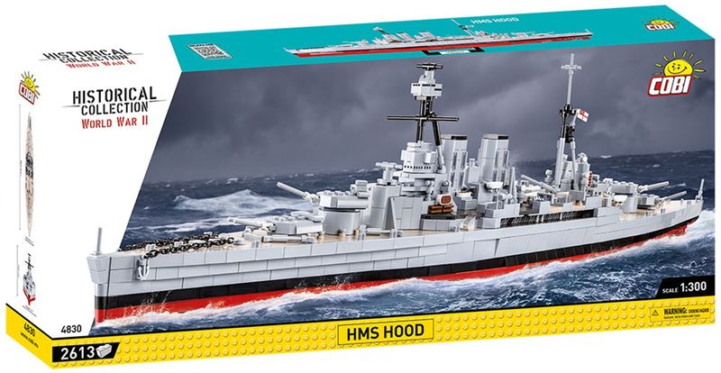 COBI HMS Hood Battlecruiser Construction Model