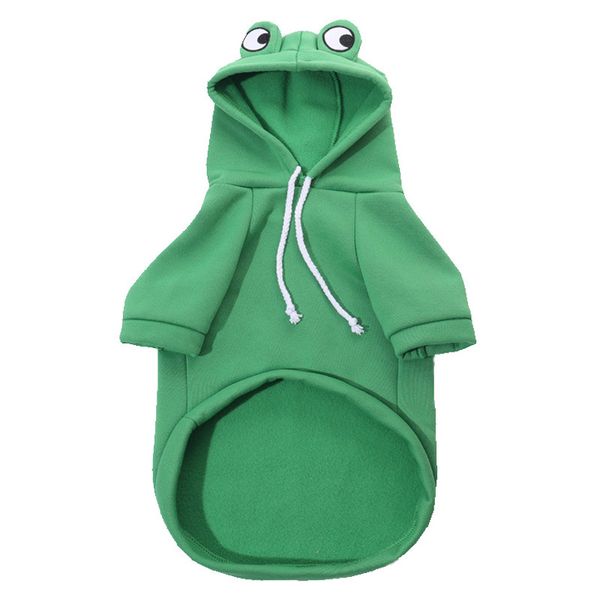 Pet Clothes Frog Transformation Hooded Sweatshirt Dog Cat Autumn Winter