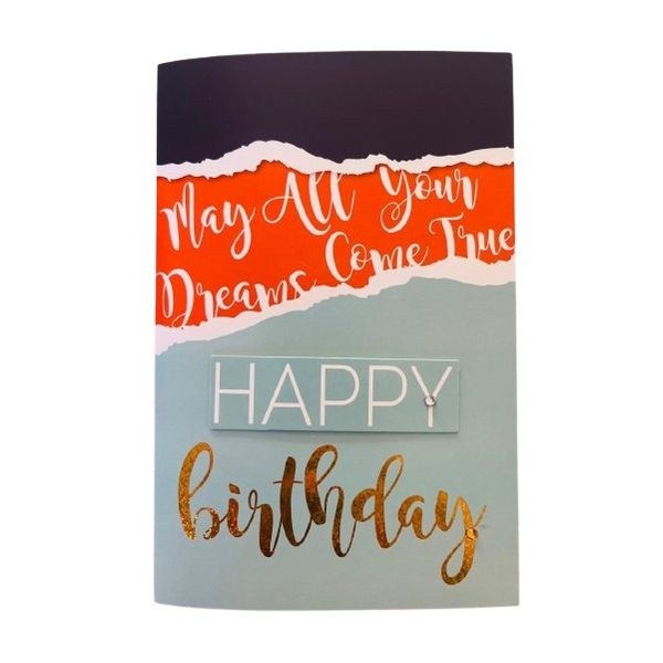 Light Up Musical Happy Birthday (Dreams) Greeting Card