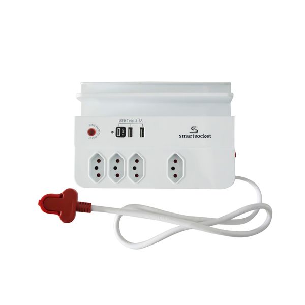 Smartsocket Compact USB Power Hub with Tablet &amp; Smart Phone Stand - SS003