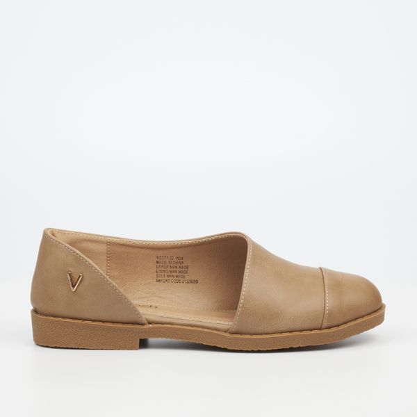 Viabeach Vespa 22 Women Faux Nubuck / Faux Patent - Taupe