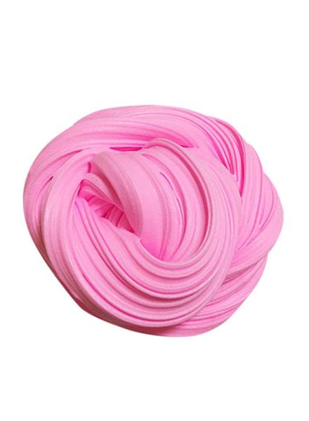 Diy Soft Fluffy Foam Slime Pink Color High Quality