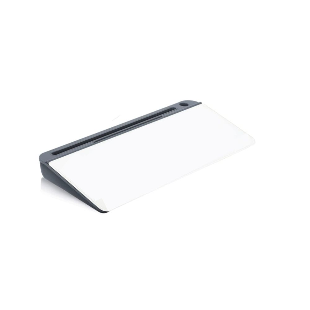 Nerdy Admin - Glass Desktop Pad With Drawer 40cm - Grey | Shop Today ...