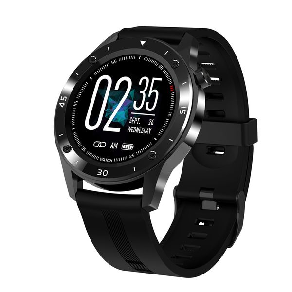 F22 Smart Watch Fitness Tracker Heart Rate Sport- Classic Black