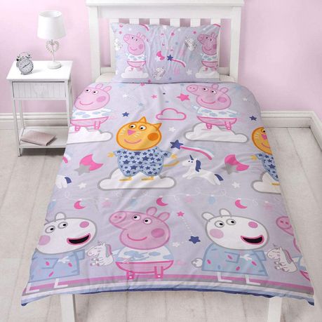 Official Peppa Pig Sleepy Reversible Duvet Set Buy Online In South Africa Takealot Com