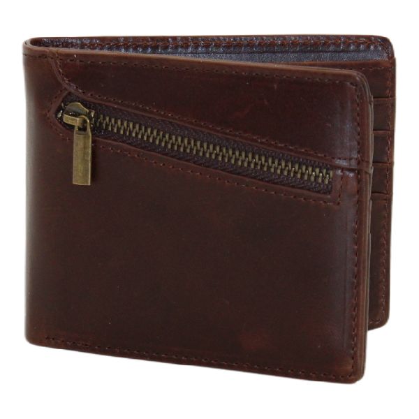 Men's Genuine Leather Bifold Wallet for 7 Cards