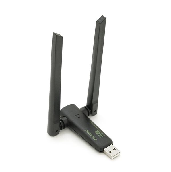 Pix-Link Faster WIFI Dual Antennas High-Gain Wireless USB Adapter