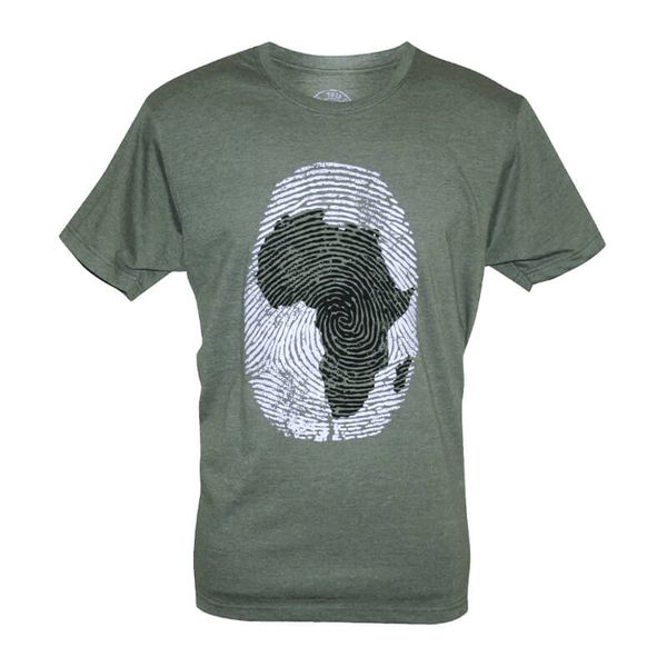 Kool Africa - Africa Thumbprint - T-Shirt with plantable seed swing tag