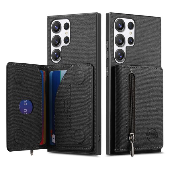 Wallet Card Holder Phone Case Compatible With Samsung Galaxy S21Ultra Cover