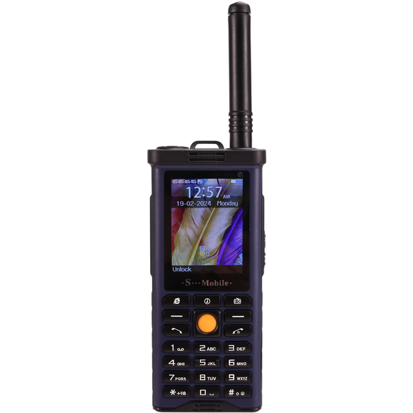 Rugged Outdoor Mobile Phone Big Power Long Standby Antenna-Light Blue