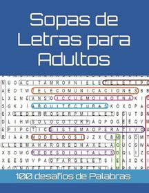 Sopas De Letras Para Adultos: 100 Desaf Os De Palabras | Shop Today ...