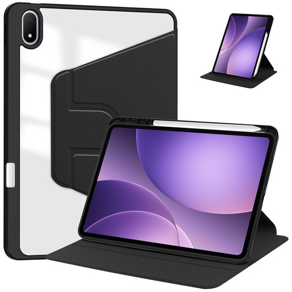 Leather Foldable Stand Protective Case Compatible With OPPO Pad 5 12.1-inch