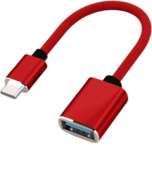 2 in 1 USB-C to USB 3.0 OTG Adapter Cable Supports Card Reader
