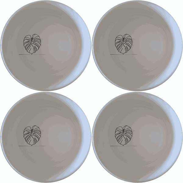 Monstera Deliciosa Bowl Set of 4 - Range 1