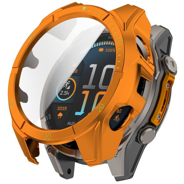 Full Protective case for Garmin Fenix 8 Amoled 51mm-Orange