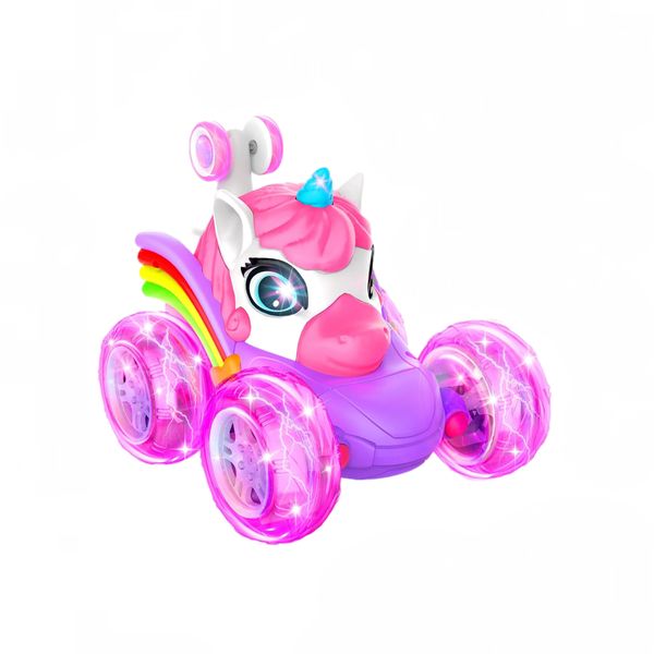 Kids Unicorn Remote Control Stunt Car