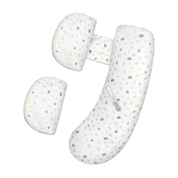Ergonomic Pregnancy Support Pillow with Cover - Good Sleep Helper
