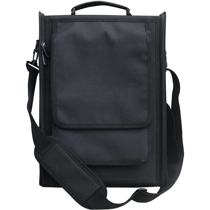 Multi-Compartment Game Console Travel Single Shoulder Bag - Black | Buy ...