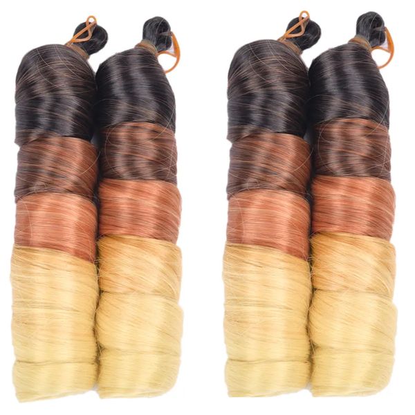 Loose Braid - French Curl - 20 Inch -(Pack of 4) - Colour C15