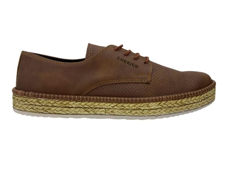 Chekich Angel Brown Lace-up Shoe