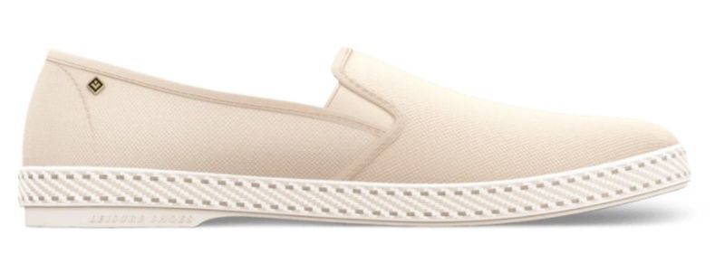 Rivieras Classic Canvas Slip On Beige