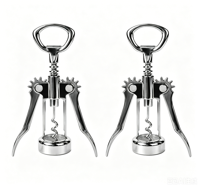 2 Pack Winged Corkscrew Wine Bottle Opener Dual Lever Design