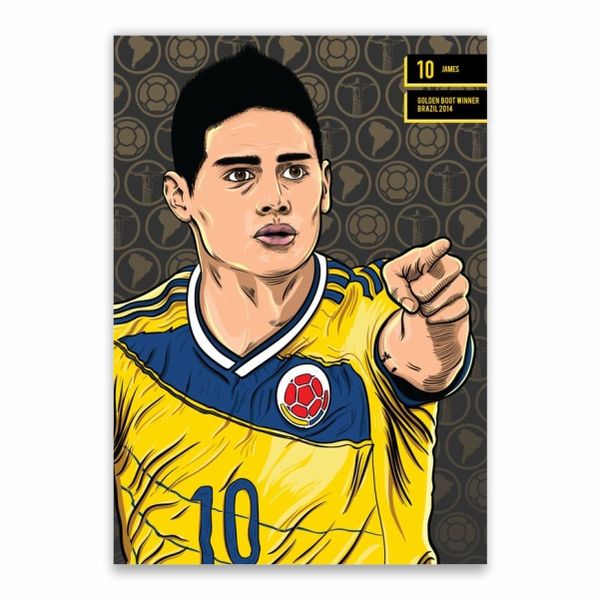 James Colombia Poster - A1
