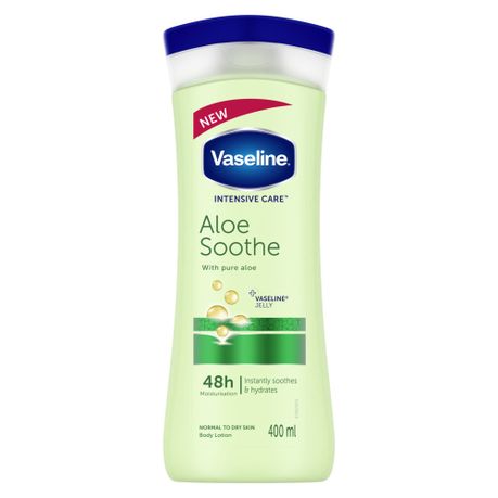vaseline intensive care aloe soothe body lotion 400ml