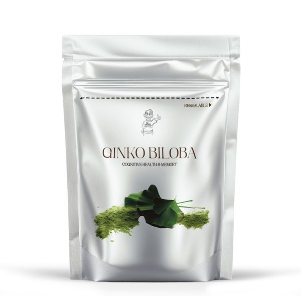 Ginko Biloba - 100g Powder - for Cognitive Health &amp; Memory