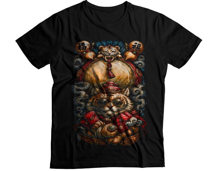 Kawaii Samurai Cat Neko Bushido Armor Graphic T-Shirt