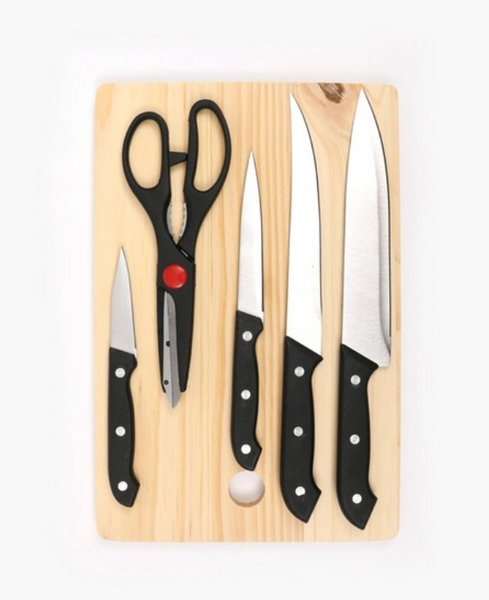 Carsen Chopping Board and Food Prep Set - 6 Piece