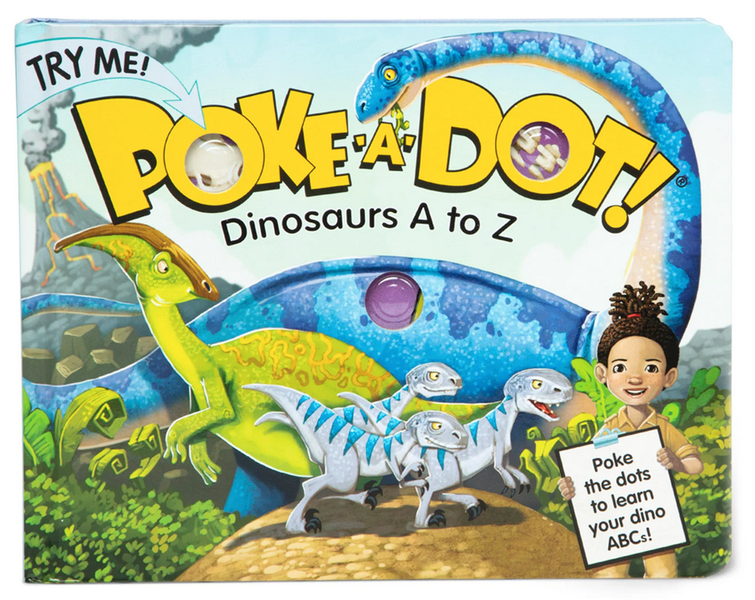 Melissa &amp; Doug Poke-A-Dot Interactive Book - Dinosaurs A To Z