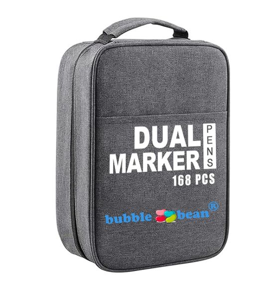 BubbleBean - Dual Brush Pens 168pc