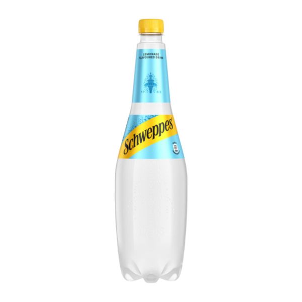 Schweppes Lemonade 1 L PET Bottles - Pack of 12