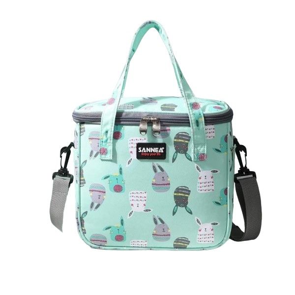 Sannea Insulated Lunch Cooler Bag Leakproof Thermal Green