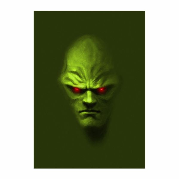 Martian Manhunter Face Poster - A1