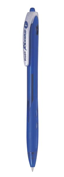 Pilot Rexgrip Retractable Fine Ballpoint Pen - Blue(Pack of 12)