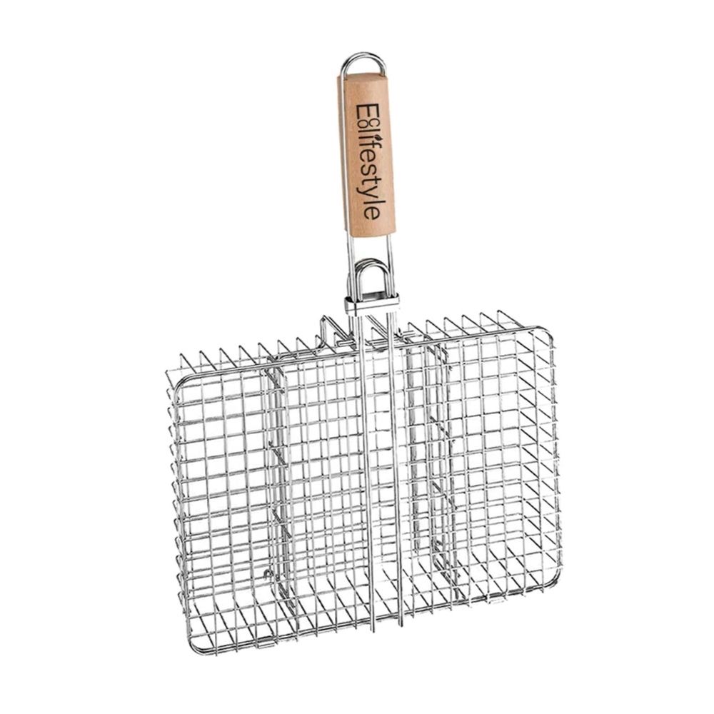 ECO Steel Braai Grill and Braai Grid Basket for Outdoor Cooking ...