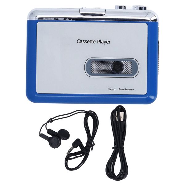 Bluetooth Cassette Player Auto Reverse Stereo Cassette to MP3 Converter