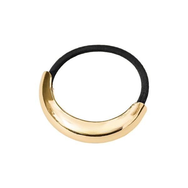 Vintage Minimalist Metallic Hair Tie Clip for Low Ponytail