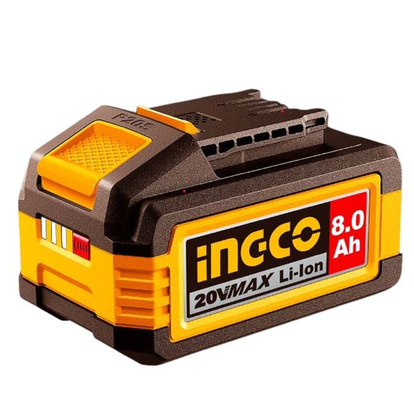 Ingco - Lithium-ion Battery Pack - 8Ah - For Cordless P20S Tools - 20V