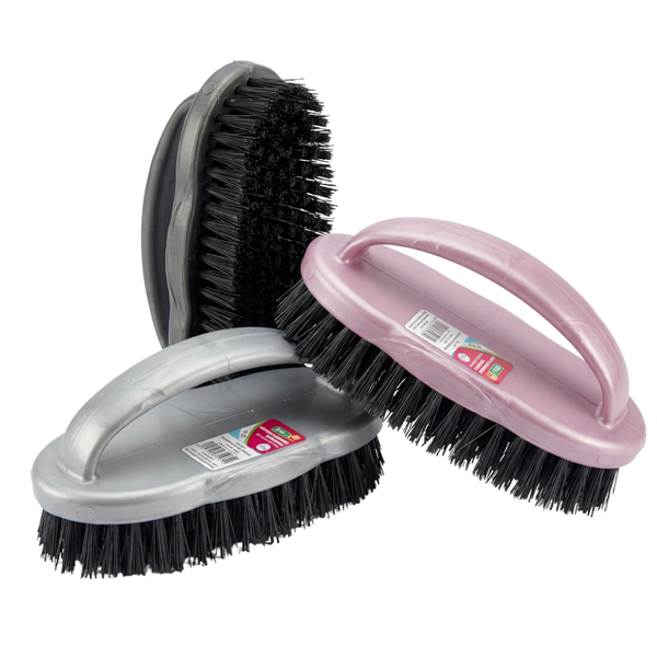 Jumbo Scrubbing Brush with Plastic Back - Pack of 3