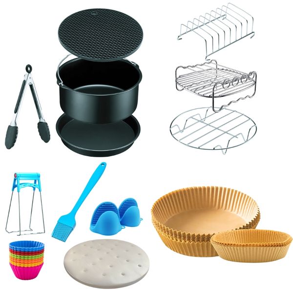 Taurus - Air Fryer Accessory Set including 100 Piece Parchment Paper