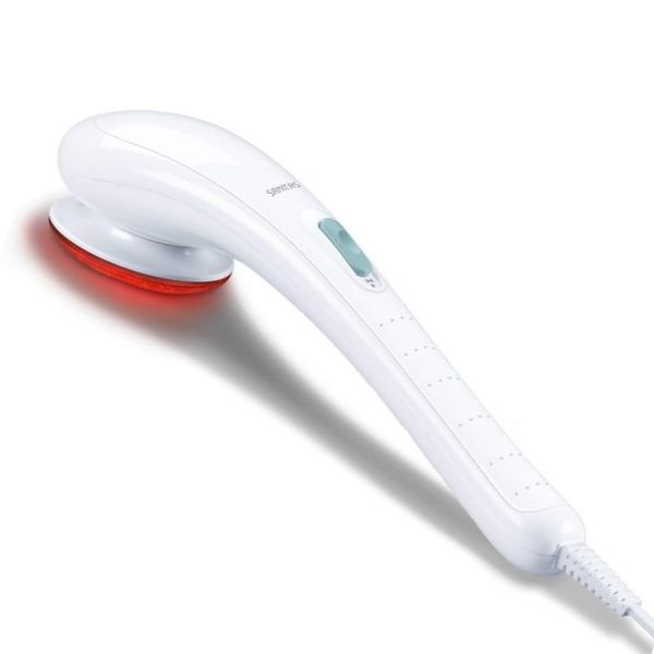 Sanitas Infrared Massager: Vibration, Infrared Heat &amp; 3 Attachments SMG 16