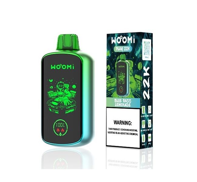 Woomi Play Blue Razz Lemonade 22000 Puffs Disposable Vape