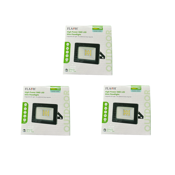High Power SMD LED Slim Floodlight 10Wats Combo of 2
