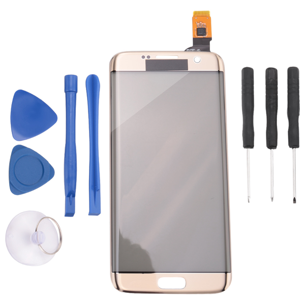 Samsung Galaxy S7 Edge G935 Contact Screen Glass With Tools Gold