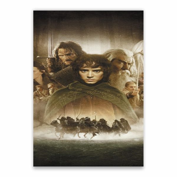 The Fellowship And Nazgul Poster - A1